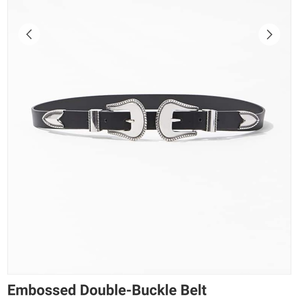 Double buckle belt